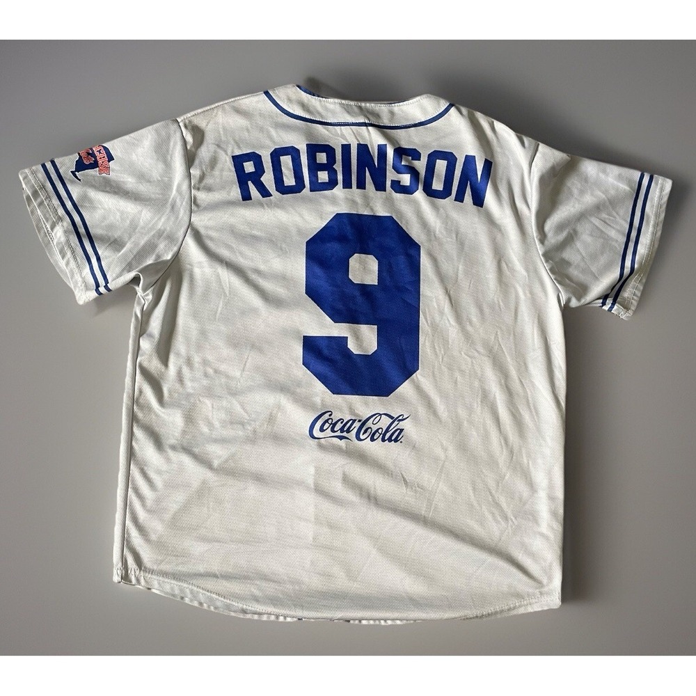 Jackie Robinson #9 Montreal Royals SGA Replica Jersey Syracuse Mets Logo XL JBHS